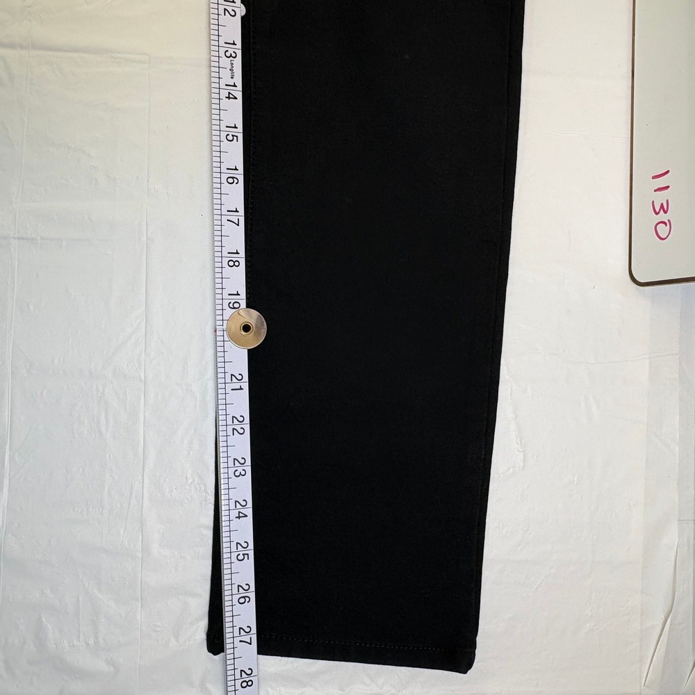 Chicos So Lifting Slim Leg Pants Black Size 0 Short Stretch Tummy Control 1130 - Picture 8 of 9